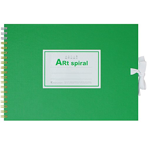 Maruman F1 Sketchbook Art Spiral 24 fogli di carta da disegno spessa verde S311-33