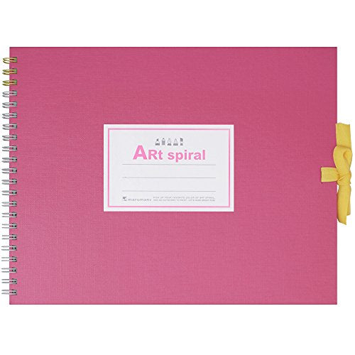 Maruman F2 Sketchbook Art Spiral 24 fogli di carta da disegno spessa rosa S312-08