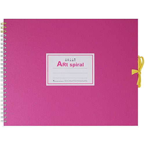 Maruman F3 Sketchbook Art Spiral 24 fogli di carta da disegno spessa rosa S313-08