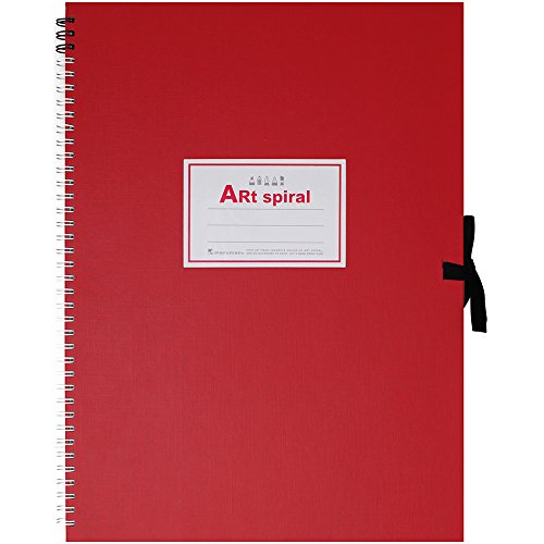 Maruman F4 Sketchbook Art Spiral 24 fogli di carta da disegno spessa rossa S314-01