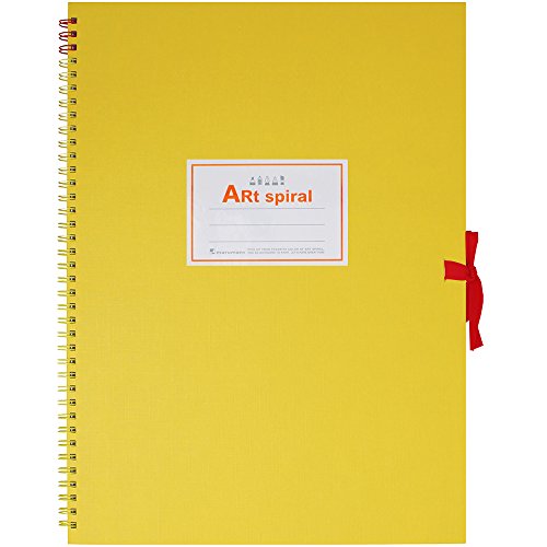 Maruman F4 Sketchbook Art Spiral 24 fogli di carta da disegno spessa gialla S314-04