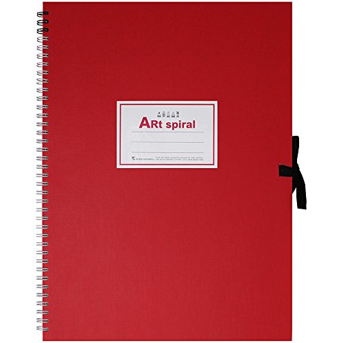 Maruman F6 Sketchbook Art Spiral 24 fogli di carta da disegno spessa rossa S316-01