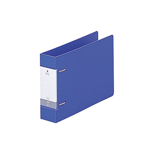 Lihit Lab Request D-type ring file A5E 2 holes blue G2234-8