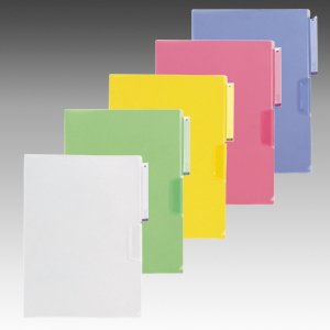 Lihitlove Carpeta transparente con título 3D 1 juego = 5 piezas Blanco lechoso G6305-1