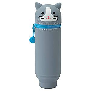 Lihit Lab SMART FIT PuniLabo Stand Pen Case Hachiwareneko A-7712-4