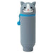 Lihit Lab SMART FIT PuniLabo Stand Pen Case Hachiwareneko A-7712-4
