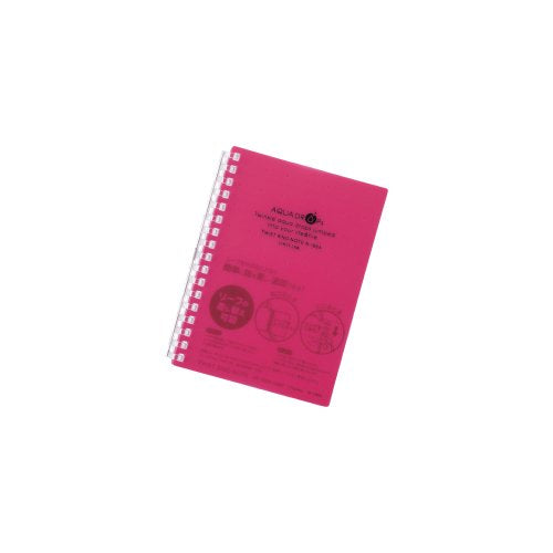 Lihitlove Notizbuch mit gedrehten Ringen, A6, 17 Löcher, Rot, N1664-3
