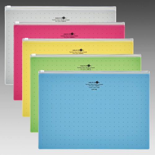 Lihitlove Aqua Drops Klarsichthülle A4 Milchweiß F5303-1