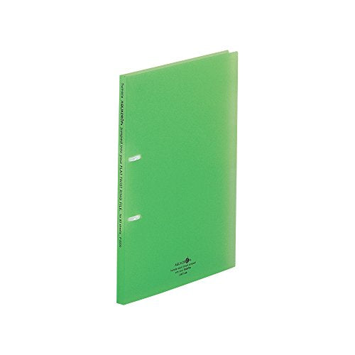 Lihitlove Flat Twisted Ring File A4 2 Holes Yellow Green F5000-6