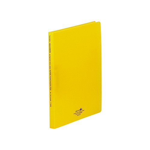 Lihit Lab Aqua Drops Classeur Super Punchless A4 Jaune F5030-5