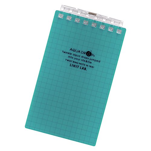 Lihitlove Cincin Berpintal Notebook Memo Saiz 8 Lubang Biru Hijau N1661-28