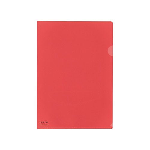 F-78-3 Supporto trasparente colorato A4 rosso Lichtlab 4903419121006 (5 set)