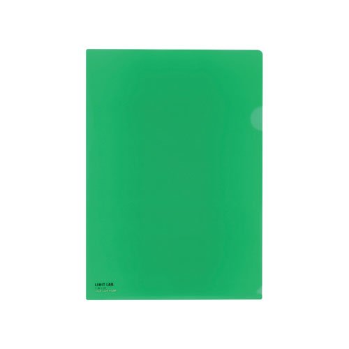 F-78-7 カラークリヤーホルダー Ａ４ 緑 リヒトラブ 4903419121334（5セット）