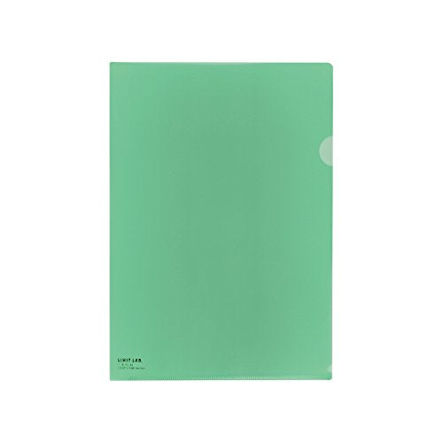 F-78-19 カラークリヤーホルダー Ａ４ クリスタルグリーン リヒトラブ 4903419137045（5セット）