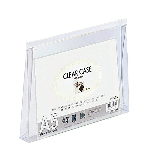 Custodia trasparente Lihitlove (tipo orizzontale) A5 Machitsuki bianco F72SM