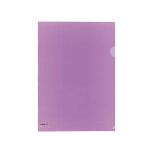 F-78-10 カラークリヤーホルダー Ａ４ 藤 リヒトラブ 4903419130176（5セット）