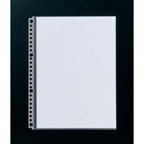 Lihitlove Clear Pocket B5S 26 agujeros 1 juego = 10 piezas Gris N2005