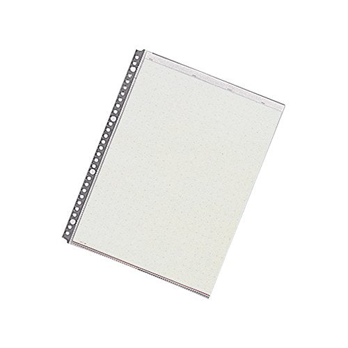 Lihitlove Clear Pocket A4S 30 agujeros 1 juego = 10 piezas Gris N2006