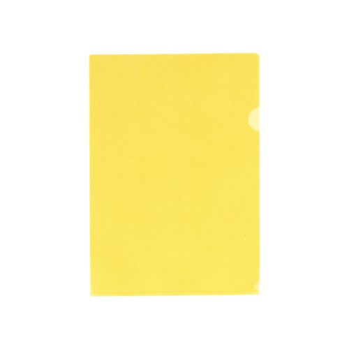 Lihitlove Carpeta Transparente Paquete De 100 Hojas G6100-17 A4 Amarillo