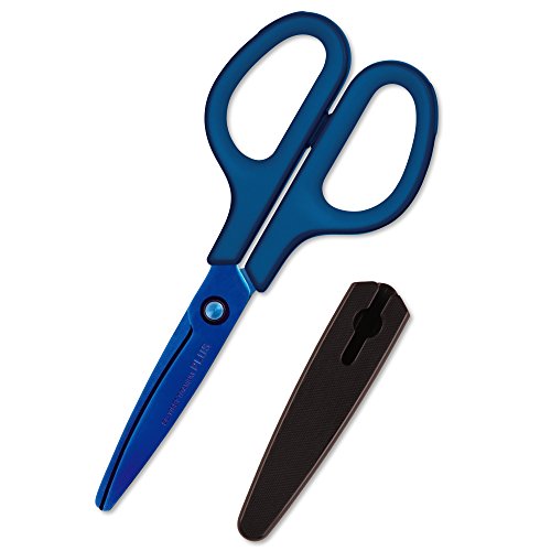 Plus Scissors Fit Cut Curve Titanblau SC-175ST 34-518