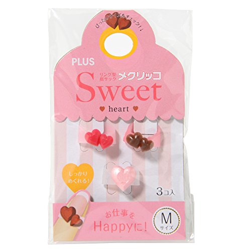 Plus Vingerwieg Meklicco Sweet M Maat 3 Stuks Hart Roze Bruin 35-903