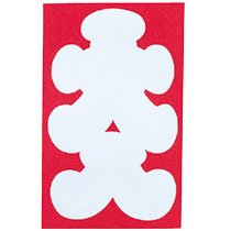 Grand sachet demi-cercle, papier de haute qualité, 60 x 95 mm, 10 pièces