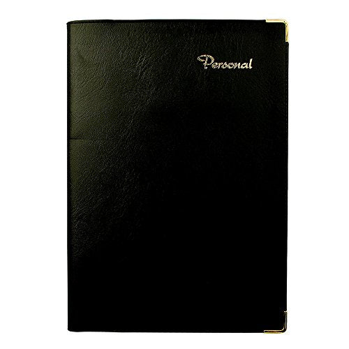 Apica Personal Cover Note NY24K A5 nera 7 mm a righe orizzontali