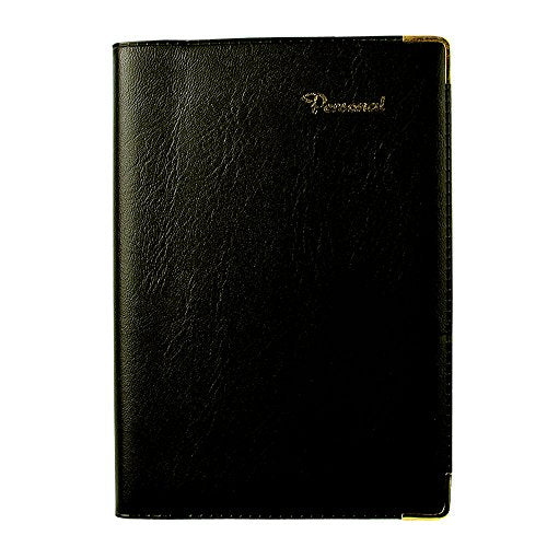 Apica Personal Cover Note NY44K A6 nera 6 mm a righe orizzontali