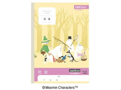 Japan Note Apica Moomin Shakai 5mm Hougan LUS10SS4970090810321 (10 set)