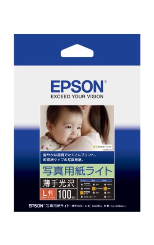 EPSON Photo Paper Light [Thin Gloss] размер L, 100 листов KL100SLU