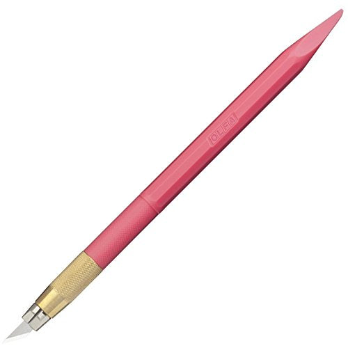 Coltello di design Olfa rosa (supporto per cancelleria) Coltello artistico di design 216BSP