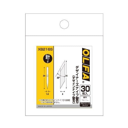 Olfa Cutter Replacement Blade Designer Kniv til papirvarer XB216S