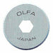 OLFA Cirkulær klinge 18mm erstatningsklinge 2 stk RB18-2