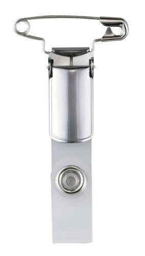 Open Industry Metalen dual-purpose clip voor naamplaatjes (met pin) 10 stuks