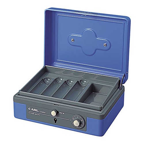 Caja de efectivo Carl Office (L) Azul CB-8200-B