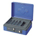 Caixa de dinheiro Carl Office (L) Azul CB-8200-B