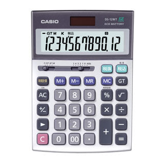 CASIO 電卓 DS-12WT-N