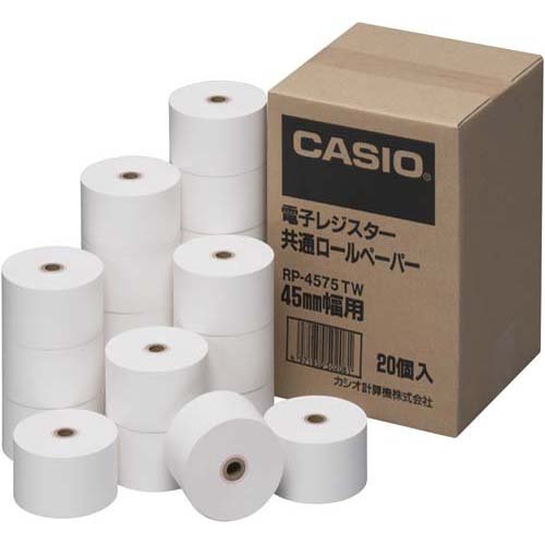 Casio Kassenrollenpapier 20 Stück RP-4575TW