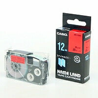 Casio Label Writer Nameland Tape 12mm XR-12RD Red
