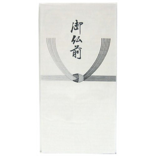 ﾉ-2260　千円型 箔のし袋 御仏前 3枚 ノ2260 菅公工業 4971655222603（10セット）