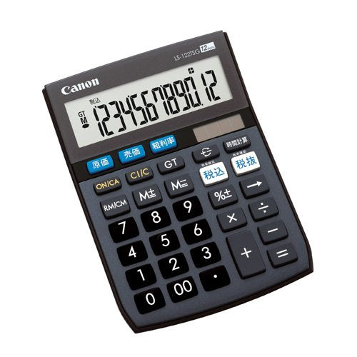 Canon 12桁電卓 LS-122TSG SOB グリーン購入法適合 商売計算機能付