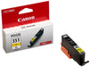 Оригинальный картридж Canon BCI-351, желтый, большой емкости, тип BCI-351XLY