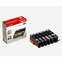 Canon blækpatron ægte BCI-351 (BK/C/M/Y/GY)+BCI-350 6 farver multipack BCI-351+350/6MP