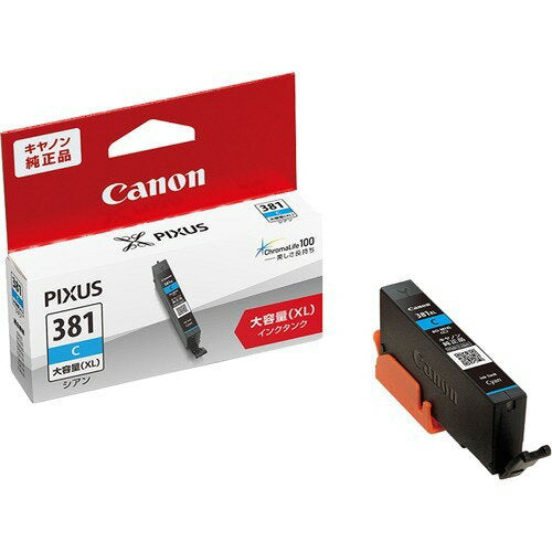 Canon Original Tintenbehälter BCI-381XLC Cyan (1 Stück)