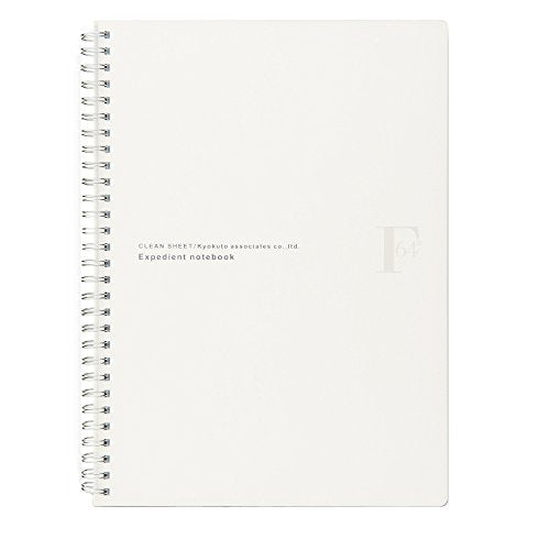Kyokuto W Ring Note F.O.B COOP White B5 Plain PTW03W