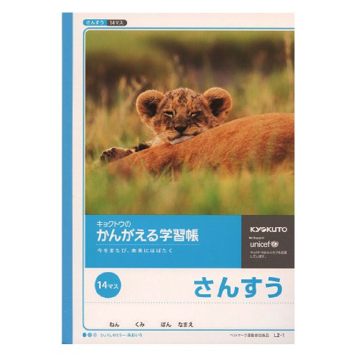 Kyokutou Thinking Study Book Matematica 14 quadrati L2-1