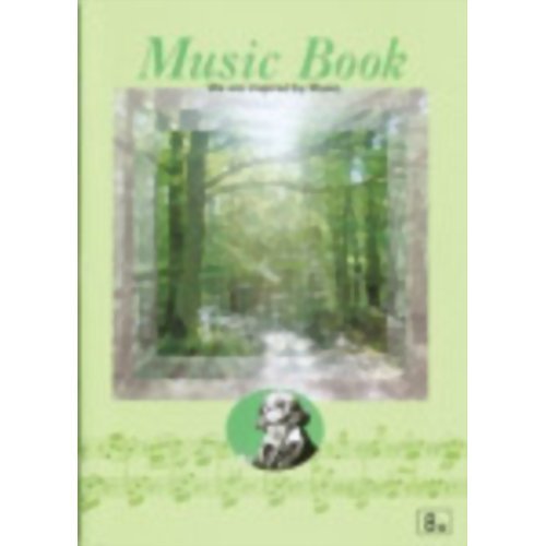 Kyokuto Music Book Beethoven Staff Ruled 8 Tiers M581