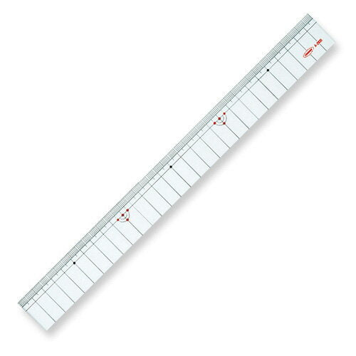 Kyoei Kunststof Methacryl Dubbel gesneden rechte liniaal 30 cm Dikte 2,0 mm Geen schaal A-2035 4963346114359