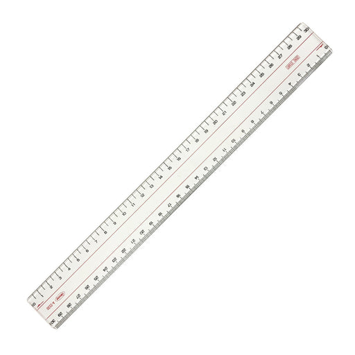 Orions Methacrylic double-cut straight line ruler 30cm Kyoei Plastic A-2530 4963346114342