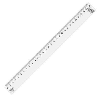 R-PET lige lineal 30